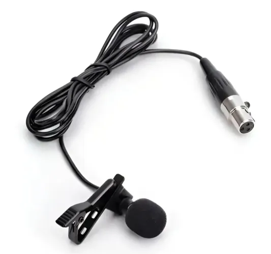 Microfone Lapela Shure Cor Preto usado