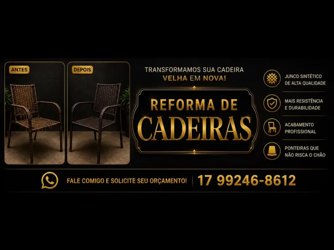 Cadeira de junco 