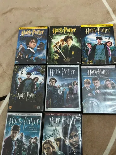 Coleção Harry Potter - 8 DVDs Edições Especiais Duplas