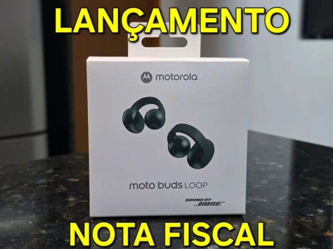 Fone MOTOROLA BUDS LOOP BOSE (LACRADO) Nota 01 Ano Garantia