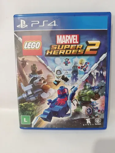 Jogo Lego Marvel Super Heroes 2, PlayStation 4, mídia física. Original, perfeito estado.