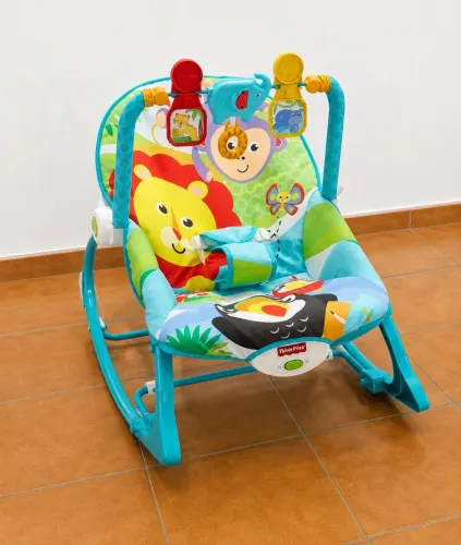 Cadeirinha de Descanso Fisher-Price Tucano e Amigos