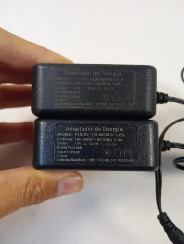 Lote 2 Fontes / Carregador Original Positivo Motion 12V 0.5A (Mod. F12L23)