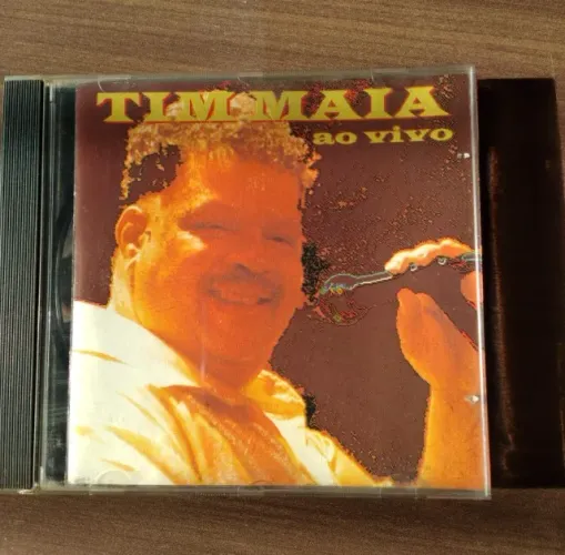 CD Tim Maia Ao Vivo (1992) - Original Warner Music (Mídia Preta)".