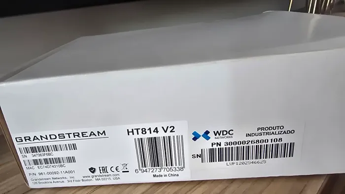 ATA Grandstream HT814 v2 4 portas