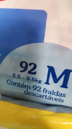 Fraldas Huggies M 92 unidades