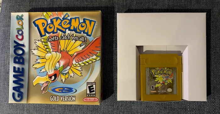Pokémon Gold Game Boy Color ORIGINAL