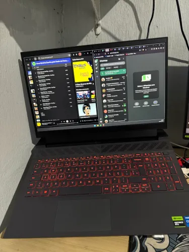 Notebook gamer dellg15 rtx3050