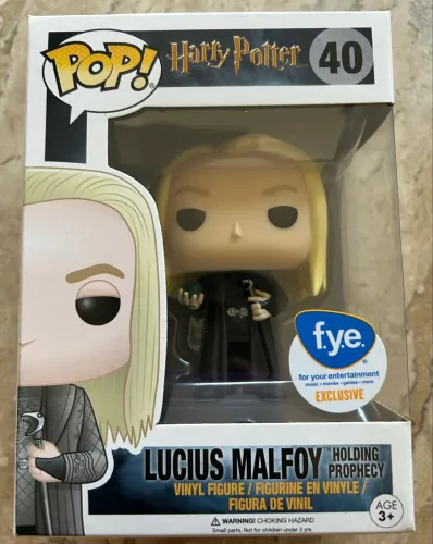 Funko Pop! Harry Potter: Lucius Malfoy holding Prophecy FYE Exclusivo #40