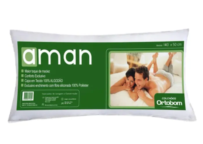 Travesseiro Ortobom para corpo Amam