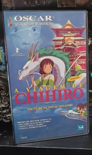 VHS A viagem de Chihiro Dublado