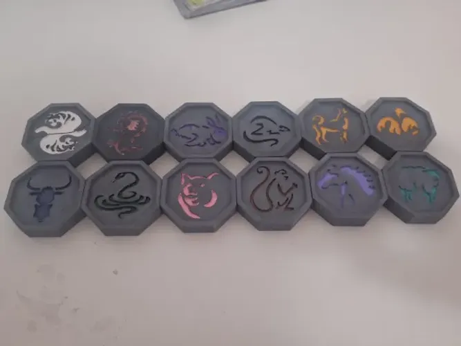 Kit Completo 12 Talismãs - As Aventuras de Jack Chan