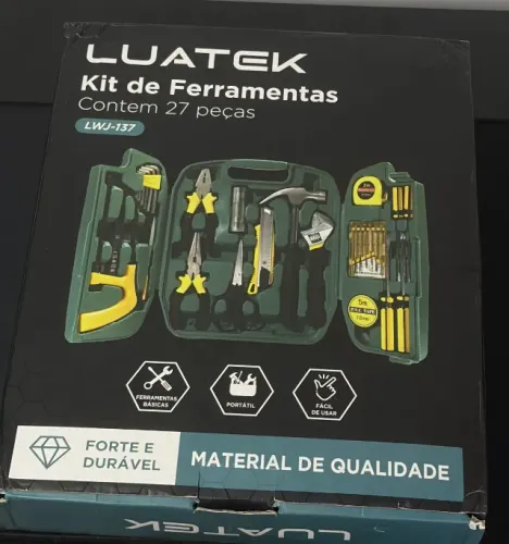 Kit de Ferramentas 27 Peças com Maleta