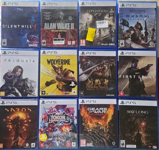 Jogos ps5 lacrados