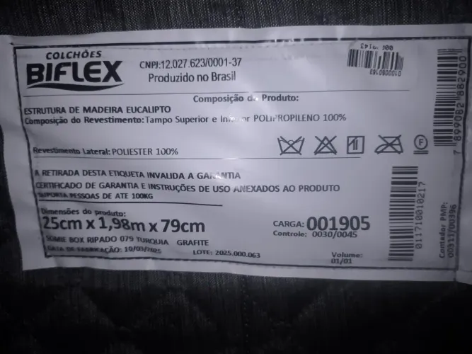 Base Box Queen Biflex Grafite