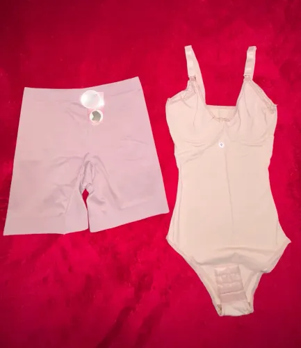 Body amamentação P + short segunda pele P