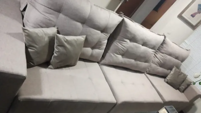 Sofá linho lindo