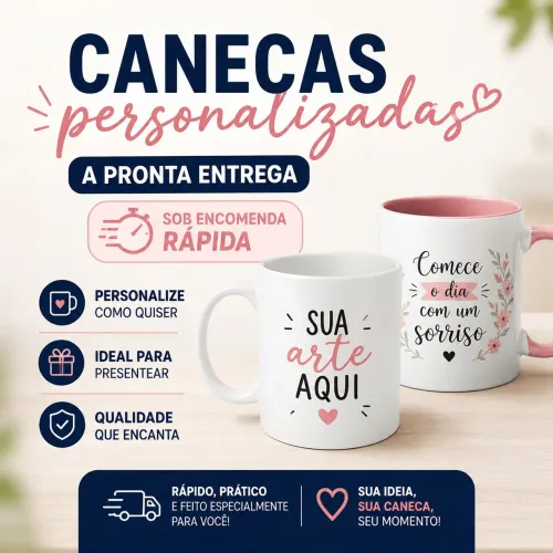 Canecas/xícaras personalizadas