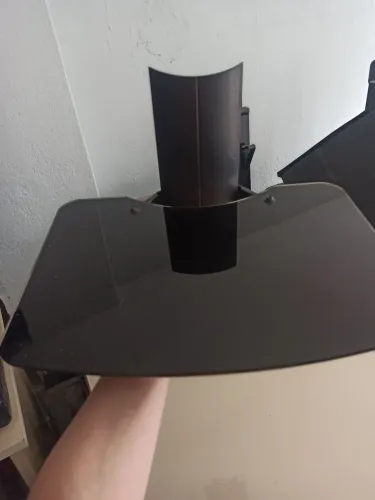 Vendo suporte para moldem de TV/roteador em vidro