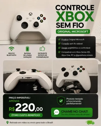 Controle (Joystick) Xbox series S 