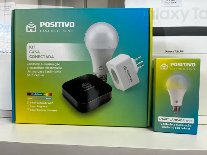 Casa inteligente positivo 