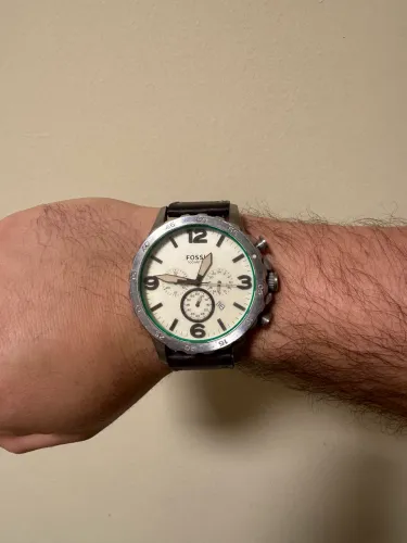 Vendo relógio Fossil Nate Chronograph JR1496, original.