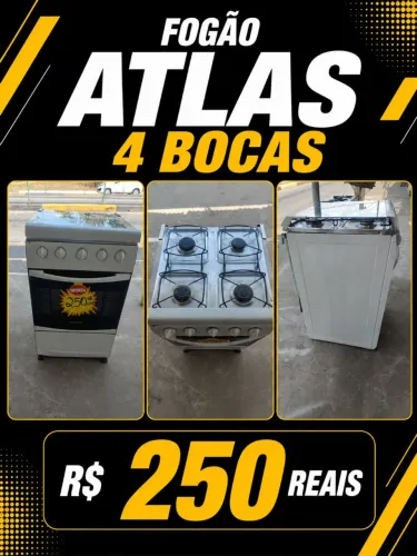 FOGÃO 4 BOCAS ATLAS 