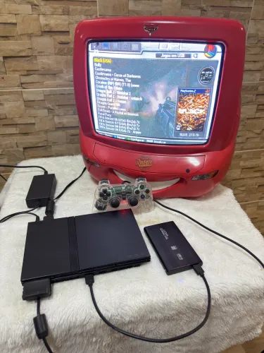 PlayStation 2 Slim com jogos no HD 500GB ( faço envio )