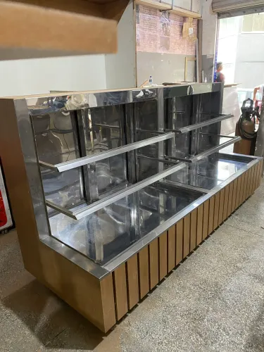 Vitrines para pães e confeitaria