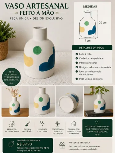 Vaso artesanal