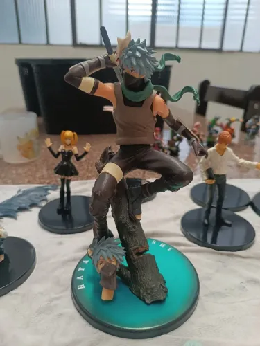 Kakashi ANBU Figure Grande + 2 Cabeças + Acessórios (Naruto)