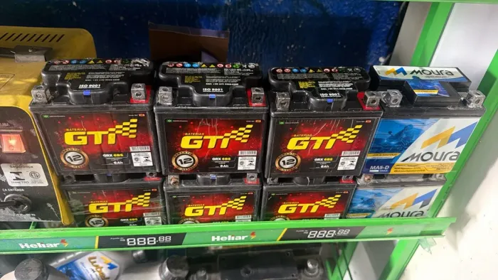 Bateria moto semi novas