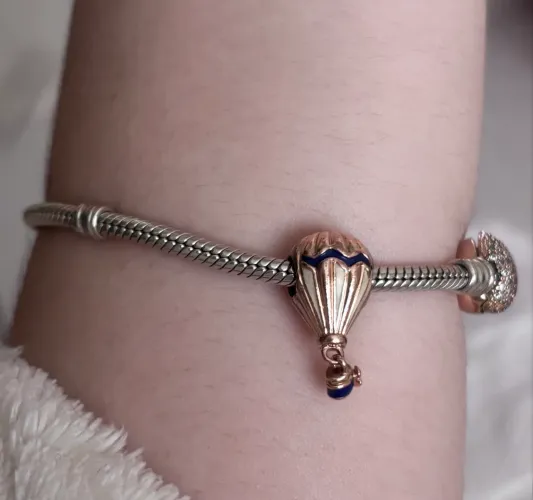 Charm Pandora balão rose