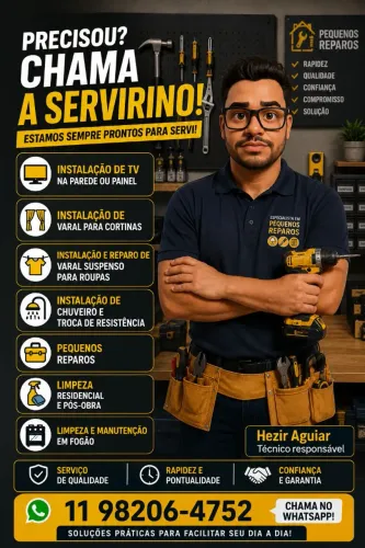 Faxina e pequenos reparos