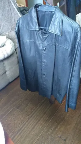 Jaqueta em Couro Masculina