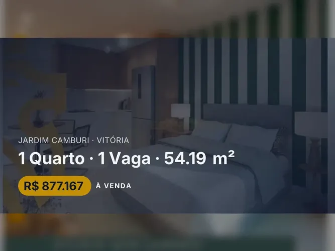 Seu Novo Lar: Studio em Jardim Camburi, Perto da Praia de Camburi