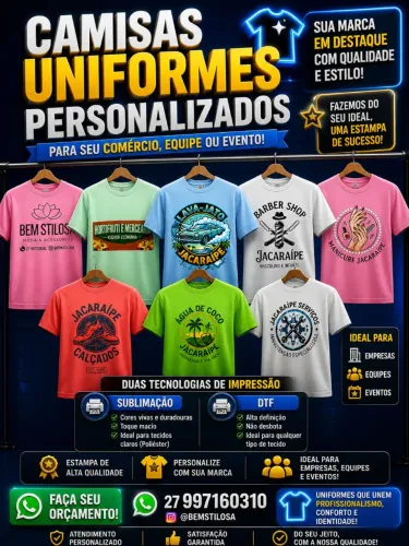 Uniformes personalizados para comercios