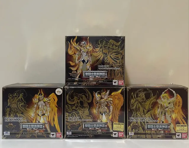 Saint Seiya Cloth Myth EX Soul of Gold - 4 Figuras Bandai