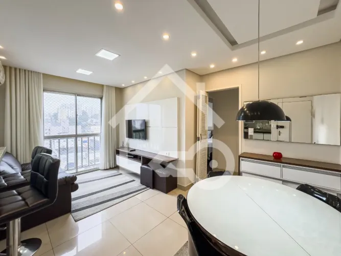 Apartamento Mobiliado à Venda no Centro de São Bernardo do Campo - 2 Quartos, 1 Sala, 2 Ba