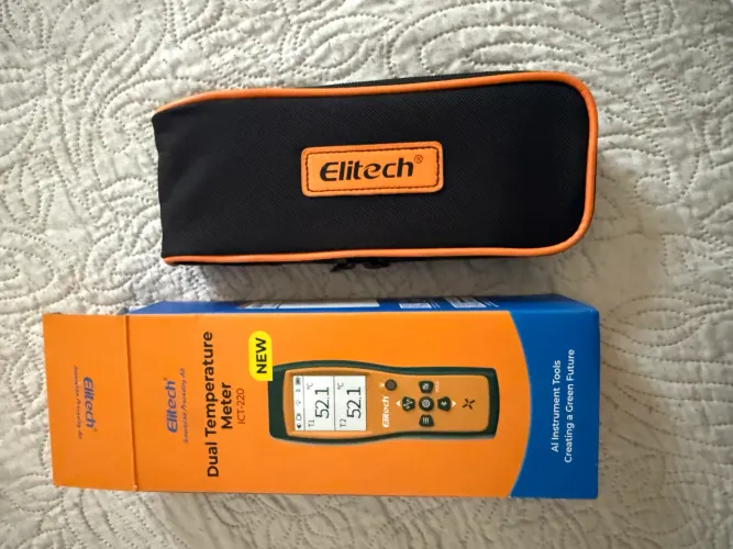 Termômetro Digital Termopar Sensor Tipo K Bluetooth Elitech