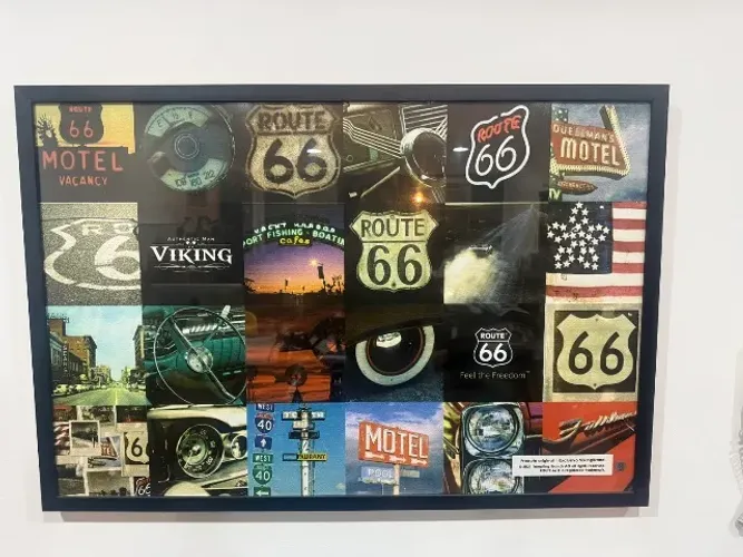 quadro decorativo vintage americano