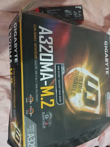 Placa mãe gigabyte a320ma - m.2