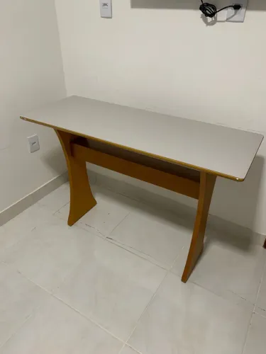 Aparador com Tampo de Vidro Branco - 1,20m - Excelente Estado