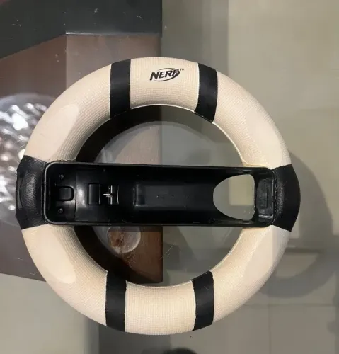 volante nerf wii preto