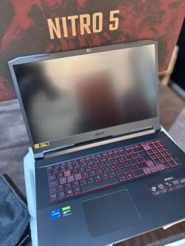 Acer Nitro 5 - 17pol, 64GB RAM, 512 SSD - GeForce GTX 1650 - ESTADO DE NOVO!