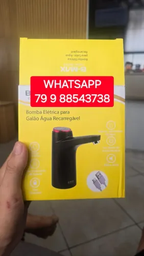 BOMBA DE ÁGUA RECARREGÁVEL GALÃO ORIGINAL LACRADO