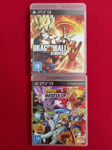 Jogos ps3 - Dragon ball - 02 jogos por 119