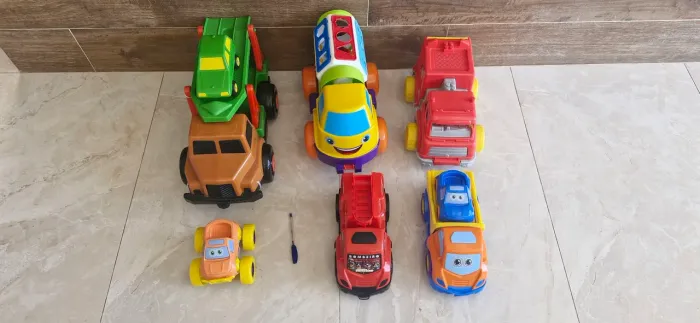 Kit de brinquedos em bom estado