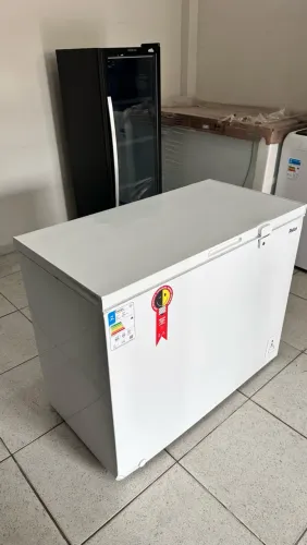 Freezer horizontal Philco 253L 220V Produto novo zerado sem uso C/Nota e garantia