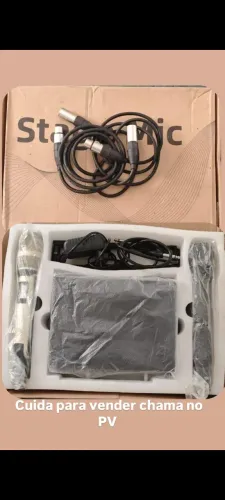 Vende se microfone sennheiser usado só duas vezes contato 81 9  * ZAP 